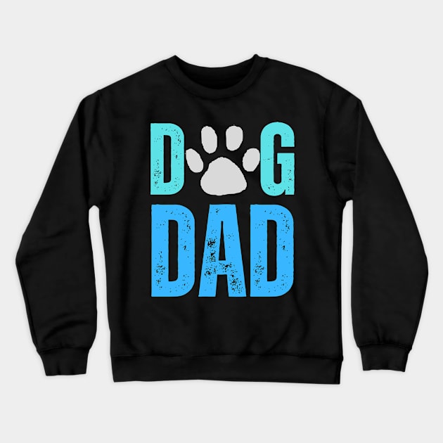 Dog Dad Crewneck Sweatshirt by KreativPix